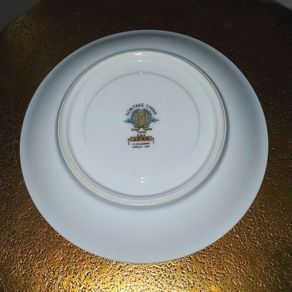 Vtg Noritake Joan 584 Teacup and Saucer Set